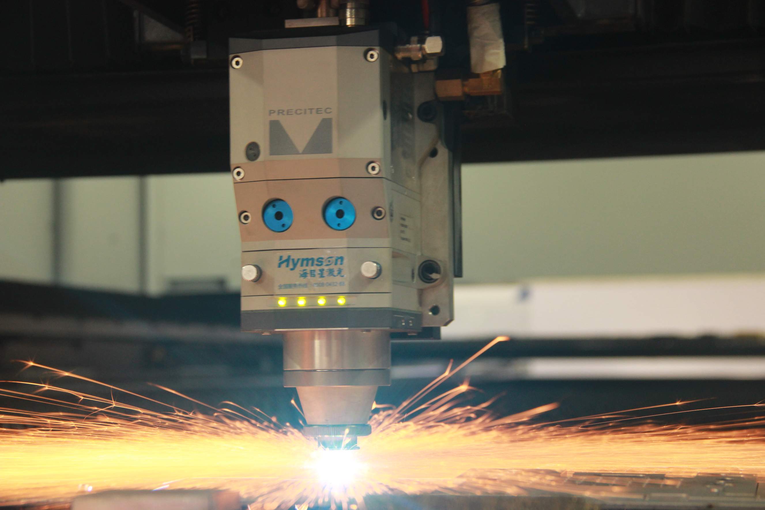 Hymson 15 metrů dlouhá řada HF - Extra velký stroj na řezání vláknovým laserem