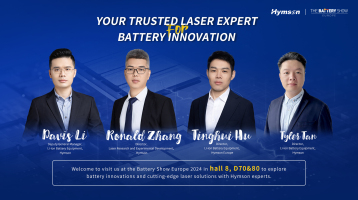 The Battery Show Europe 2024: Hymson vás zve k prozkoumání laserových řešení pro inovace baterií